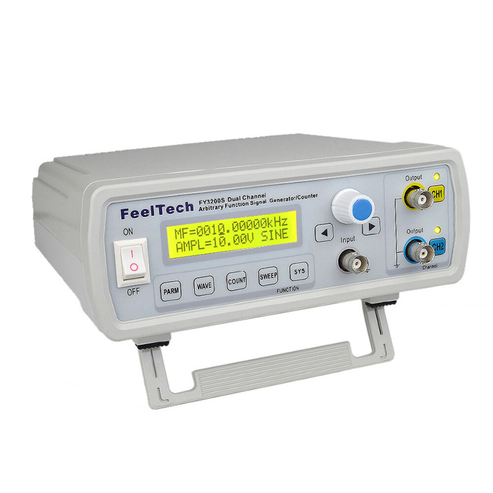 Smart Sensor High Precision Digital DDS Dual-channel Function Signal Source Generator Arbitrary Waveform/Pulse Frequency Meter 12Bits 250MSa/s Sine Wave 24MHz