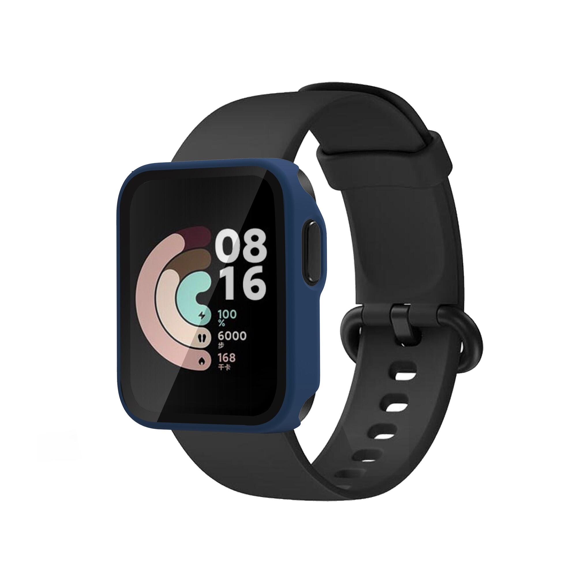 Hard Full Edge Glass Screen Protector Case Shell Frame For Xiaomi Mi Watch Lite/Redmi Smart Watch Protective Bumper Cover