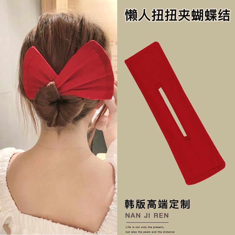 Kẹp Tóc Xoắn Thần Kỳ Lười Biếng Kẹp Tóc Nơ