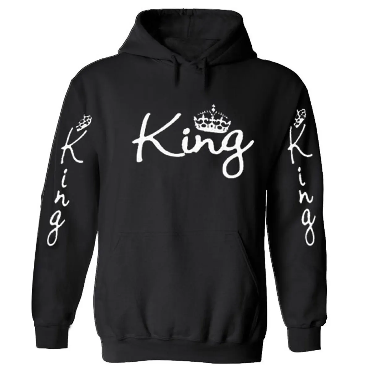 plus size king and queen hoodies