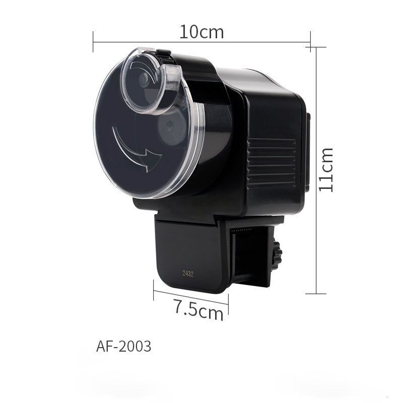 Dụng cụ cho cá ăn tự động HATELI hẹn giờ thông minh với chip điều khiển thông pin sử dụng pin 3A dung tích lớn có thể kiểm soát lượng thức ăn cho ăn - INTL