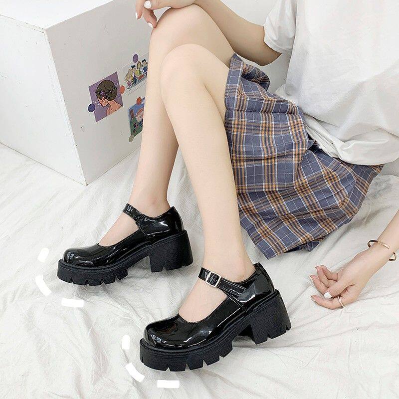 women's casual mary jane platform flat comfort shoes