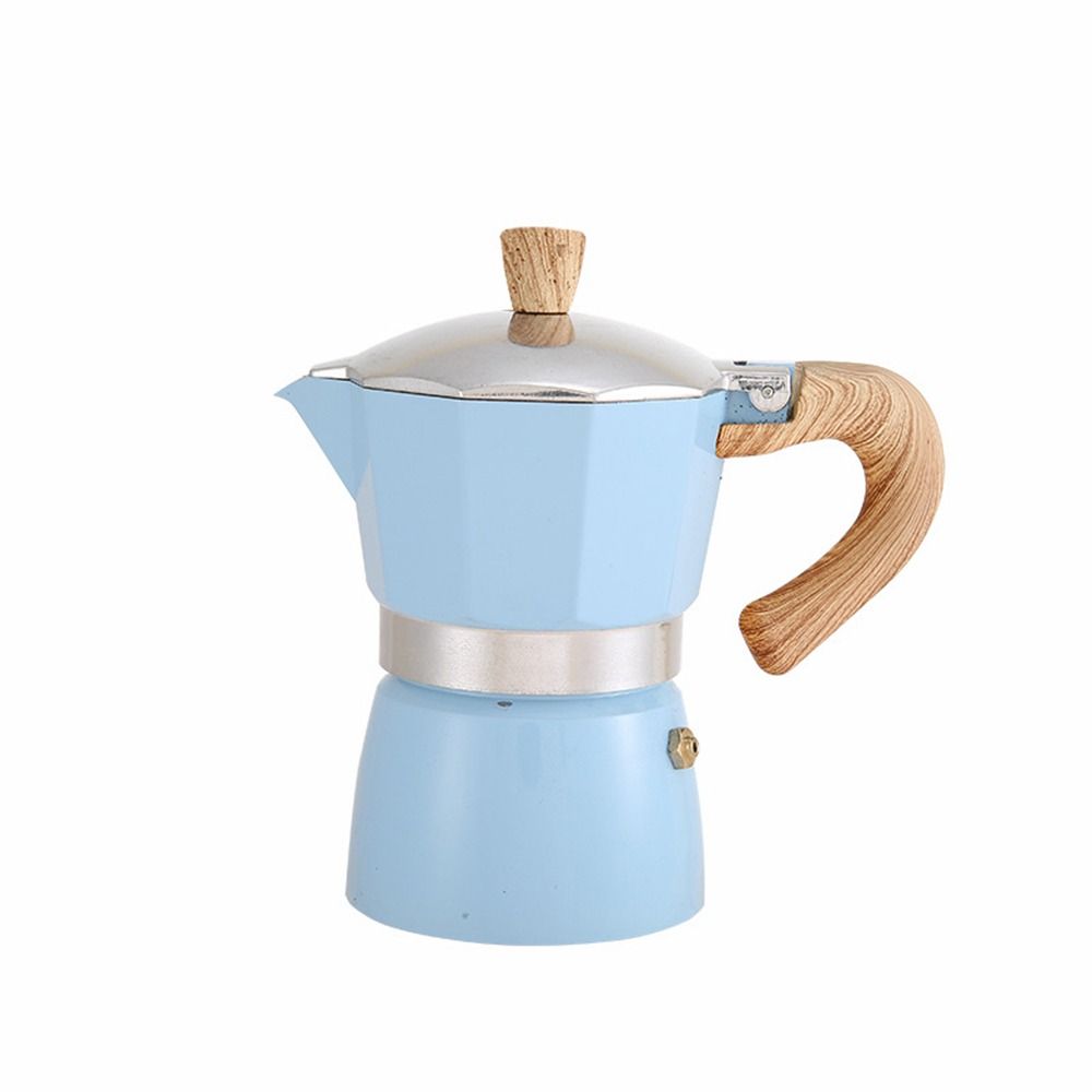 TR7UY56HGKTYURE Latte Italian Gas Manual Vintage Camping Stovetop Moka Pot Brewing Tools Espresso Maker Cafe Accessories