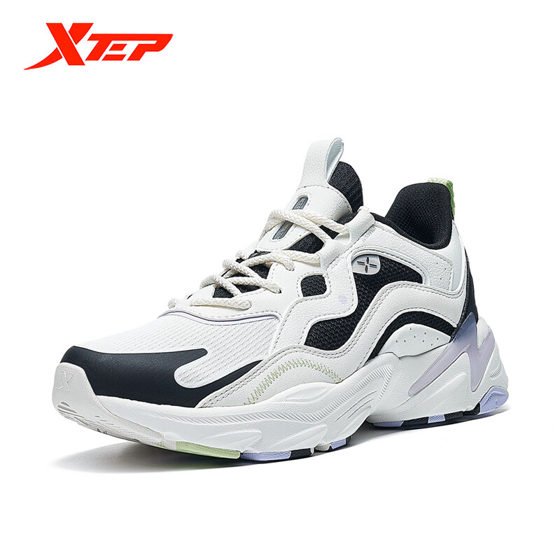 Xtep W [48 °] Giày Nữ Giày thường ngày Giày thoáng khí Giày chạy bộ giảm xóc nhẹ Giày thể thao 878318320021