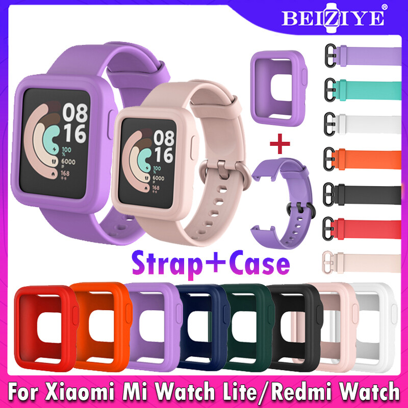 Đối với For Xiaomi Mi Watch Lite Đồng hồ thông minh Dây đeo bằng silicon Dây đeo silicone mềm Vỏ bảo vệ thay thế Vòng đeo tay thể thao Vòng đeo tay cho Dây đeo đồng hồ Redmi
