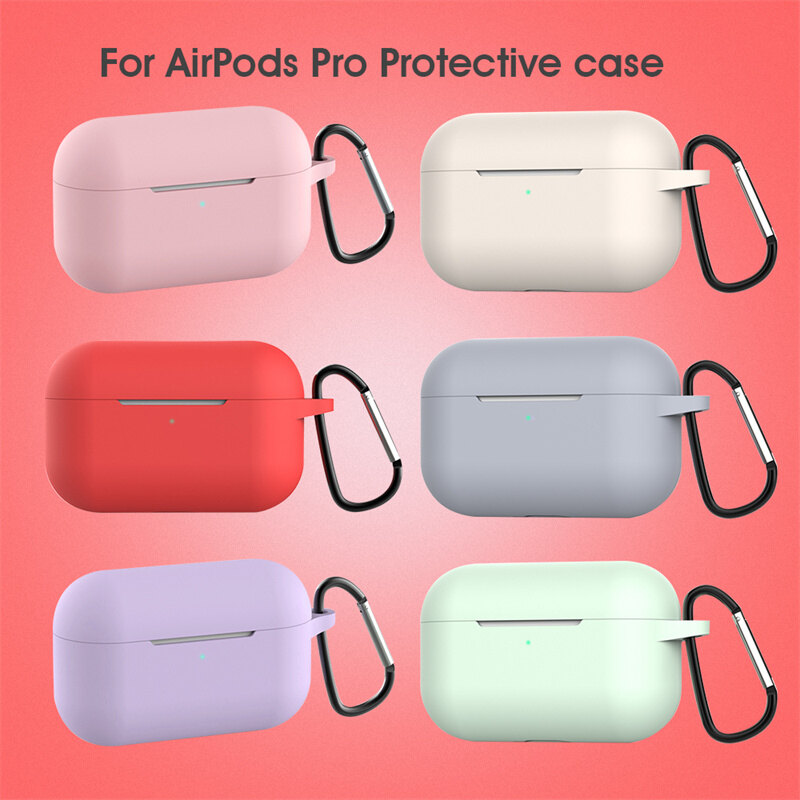 Vỏ bảo vệ tai nghe bluetooth không dây bằng Silicone dính liền màu trơn tối giản cho Apple Airpod 4 Vỏ chống sốc cho AirPods Pro 3 2 1 phụ kiện hộp sạc