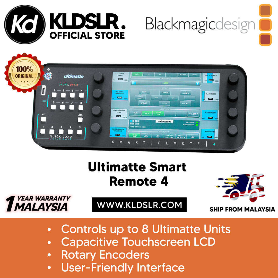 Blackmagic Design Ultimatte Smart Remote 4 (Blackmagic Malaysia) | Lazada