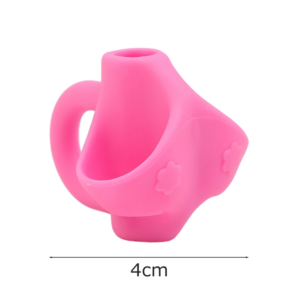 Ba ngón tay trẻ em Đồ giữ bút chì Silicone sinh viên tư thế đúng học tập dụng cụ viết thiết bị chính xác
