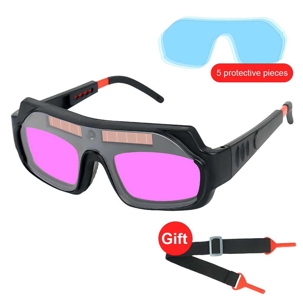 Diymore Welding Glasses Optical Clarity Welding Goggle Protective Solar Automatic Dimming Eye Protection PC Glasses