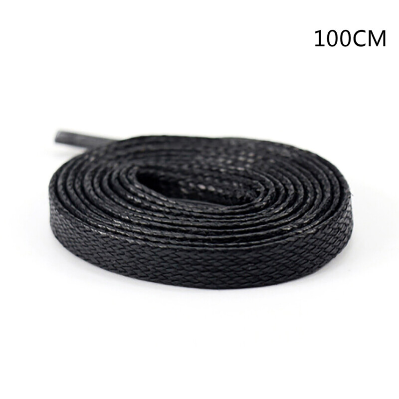 SHENGHAN 1Pair shoelaces flat round leather shoes shoe strings 80cm /100cm/120cm/150cm