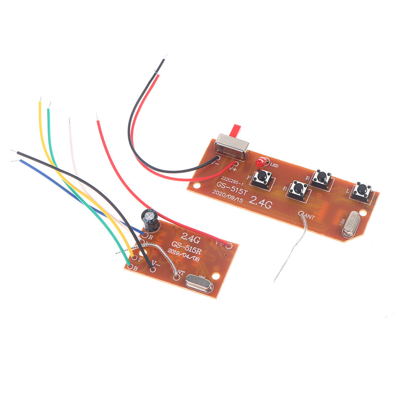 2.4g 4ch rc remote control transmitter receiver board antenna for rc car