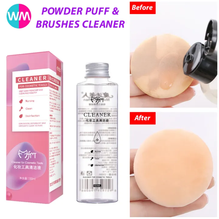 clean powder puff