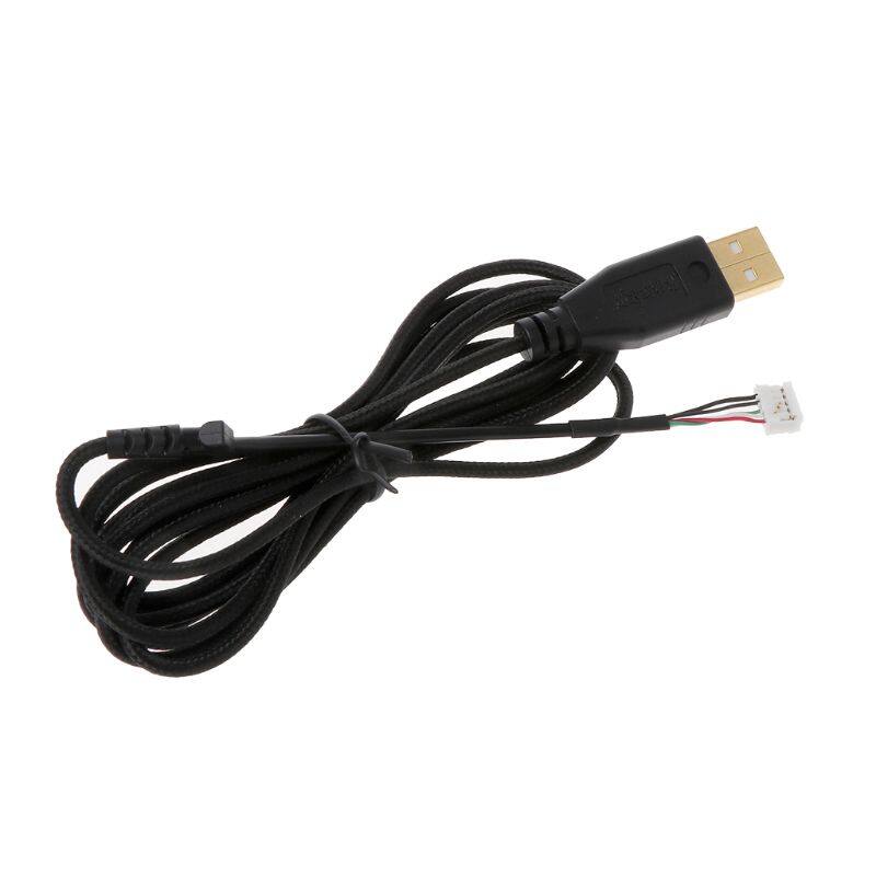 Chuột USB Dây Bện Nylon Bền Mạ Vàng, Cáp Thay Thế Dây Chuột Razer Naga 2014