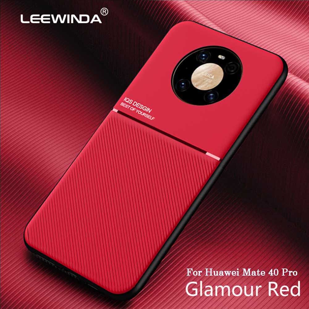 LEEWINDA For Huawei Mate 40 Pro Phone Case, For Huawei Mate 40 Cases,Luxury Rubbed Pattern Shell Twill Ultra thin Shockproof Back Cover