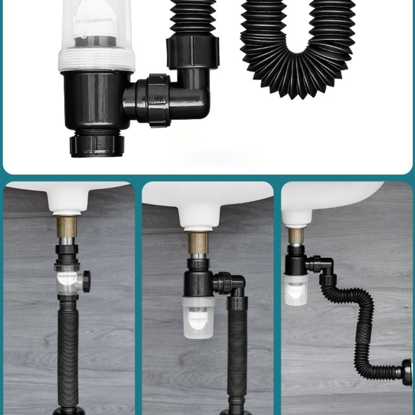 Phụ Kiện Đường Ống Thoát Nước Khử Mùi Bồn Rửa Ống Thoát Nước Bồn Rửa Nhà Bếp Ống Lọc Thoát Nước Bồn Rửa Phụ Kiện Bồn Rửa Nhà Bếp