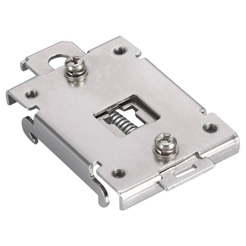 1PCS DIN rail fixed clip 35MM DIN Rail Fixed Solid State Relay Clip DIN Rail Mounting accessories Clamp With 2 Mounting Screws