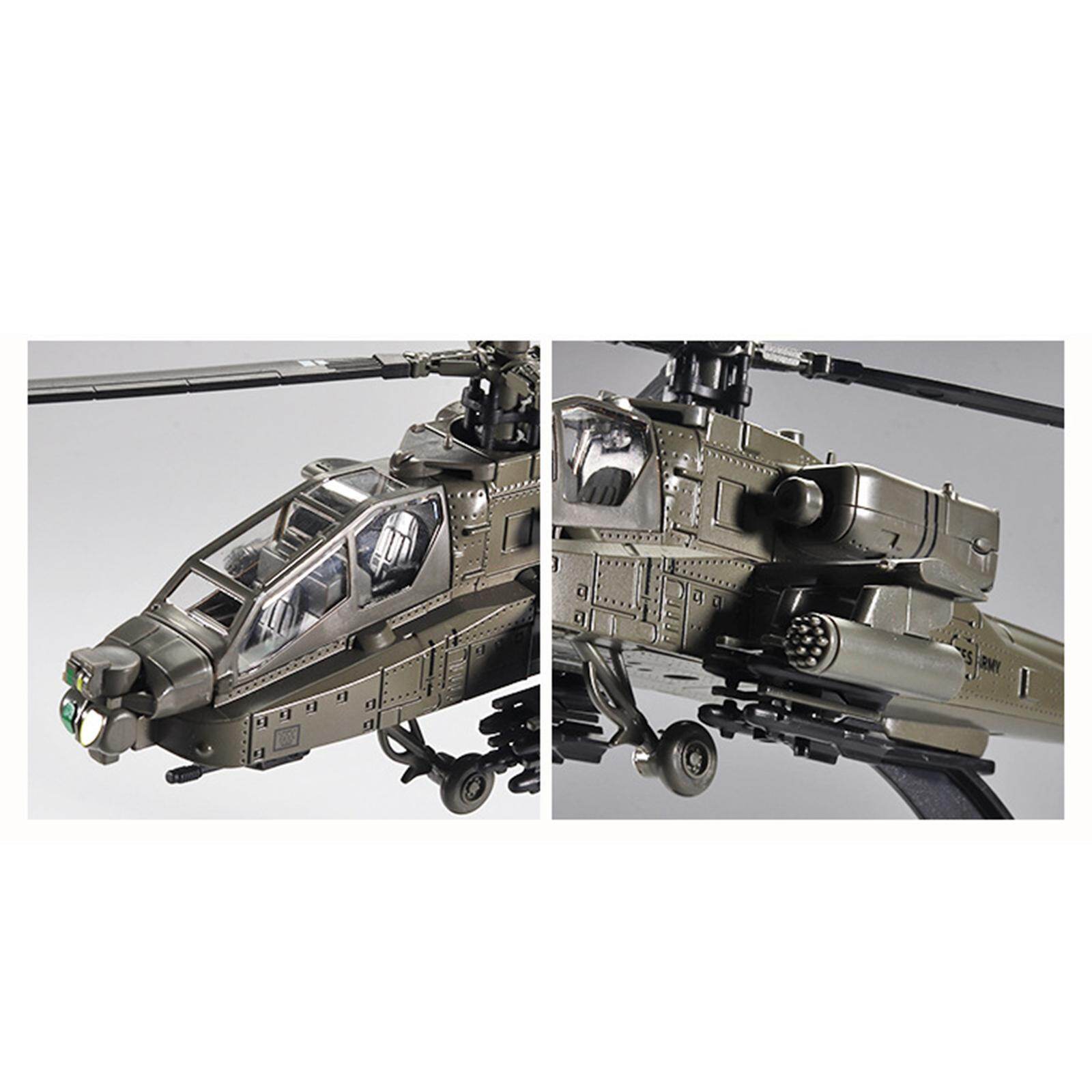 gamchiano Alloy Model Stable Durable Helicopter Model for Desktop Decor