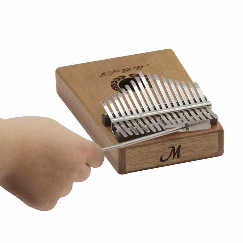 Portable 17-key Kalimba Thumb Piano Mbira Mahogany Wood with Storage Case Carry Bag Stickers Tuning Hammer Cleaning Cloth Finger Stall Musical Gift () Malaysia