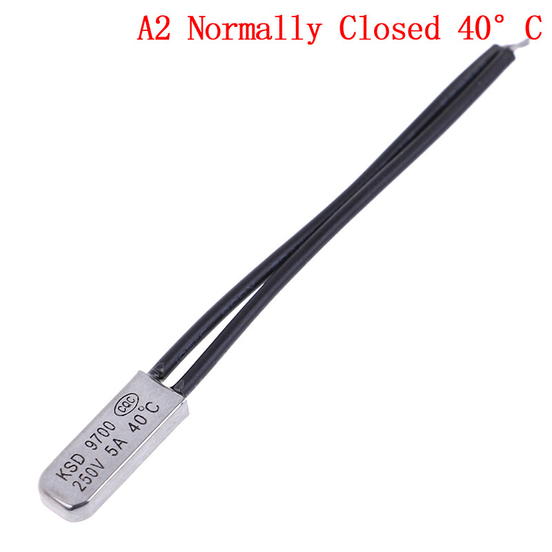 Qcici 1Pc KSD9700 temperature switch thermostat protector normally closed & open