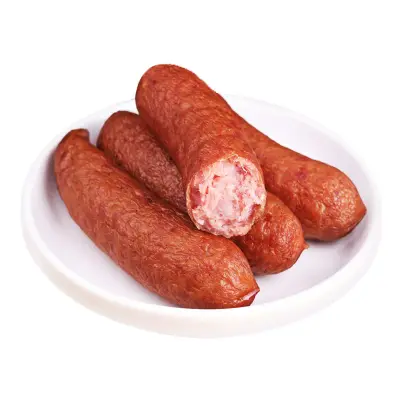 (Quick Shipment) Red Intestine Sausage Vacuum Packed, Plastic Sealed, and Ready to Eat 1000g