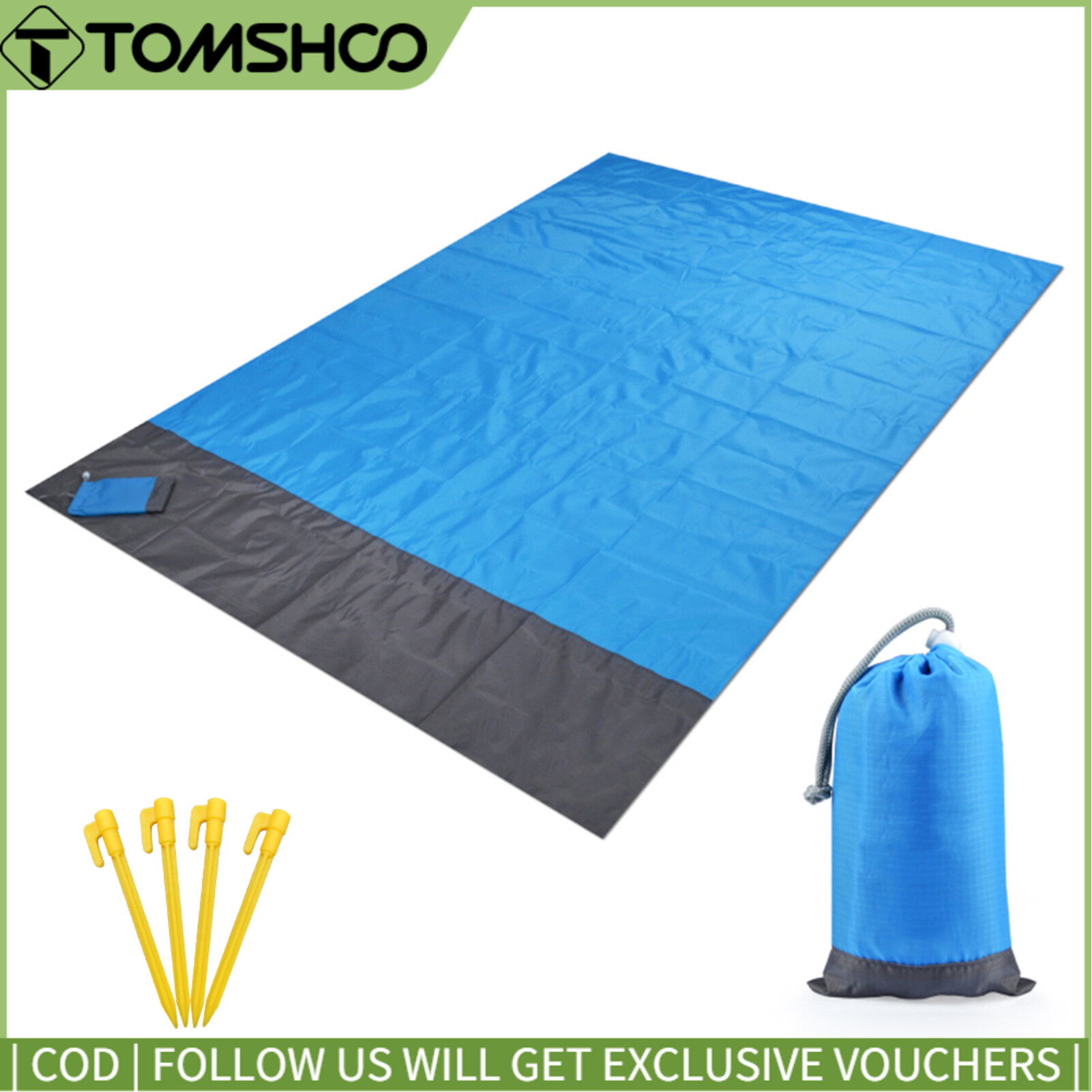 Waterproof Beach Blanket Outdoor Portable Picnic Mat Camping Ground Mat Mattress
