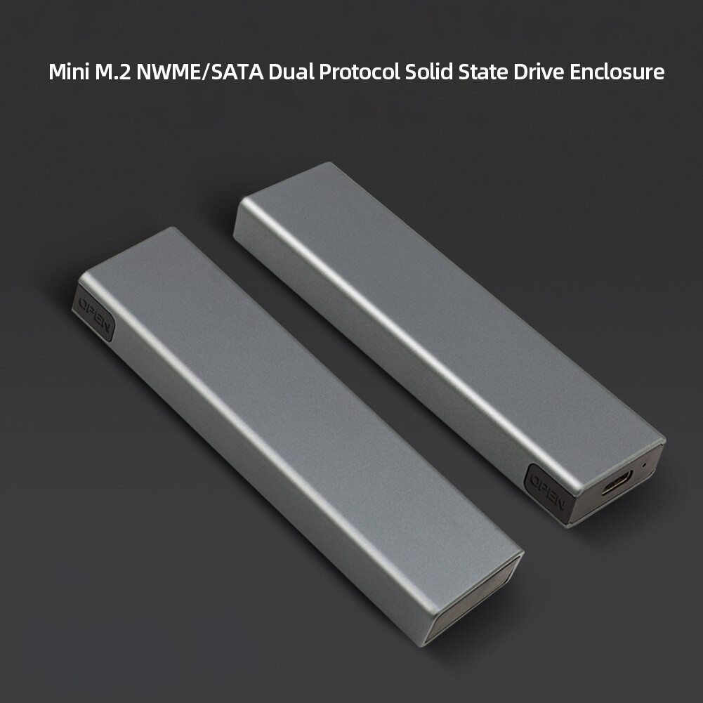 M.2 NVMe Sata giao thức kép SSD bao vây SSD hộp cho 2230/2242/2260/2280 SSD