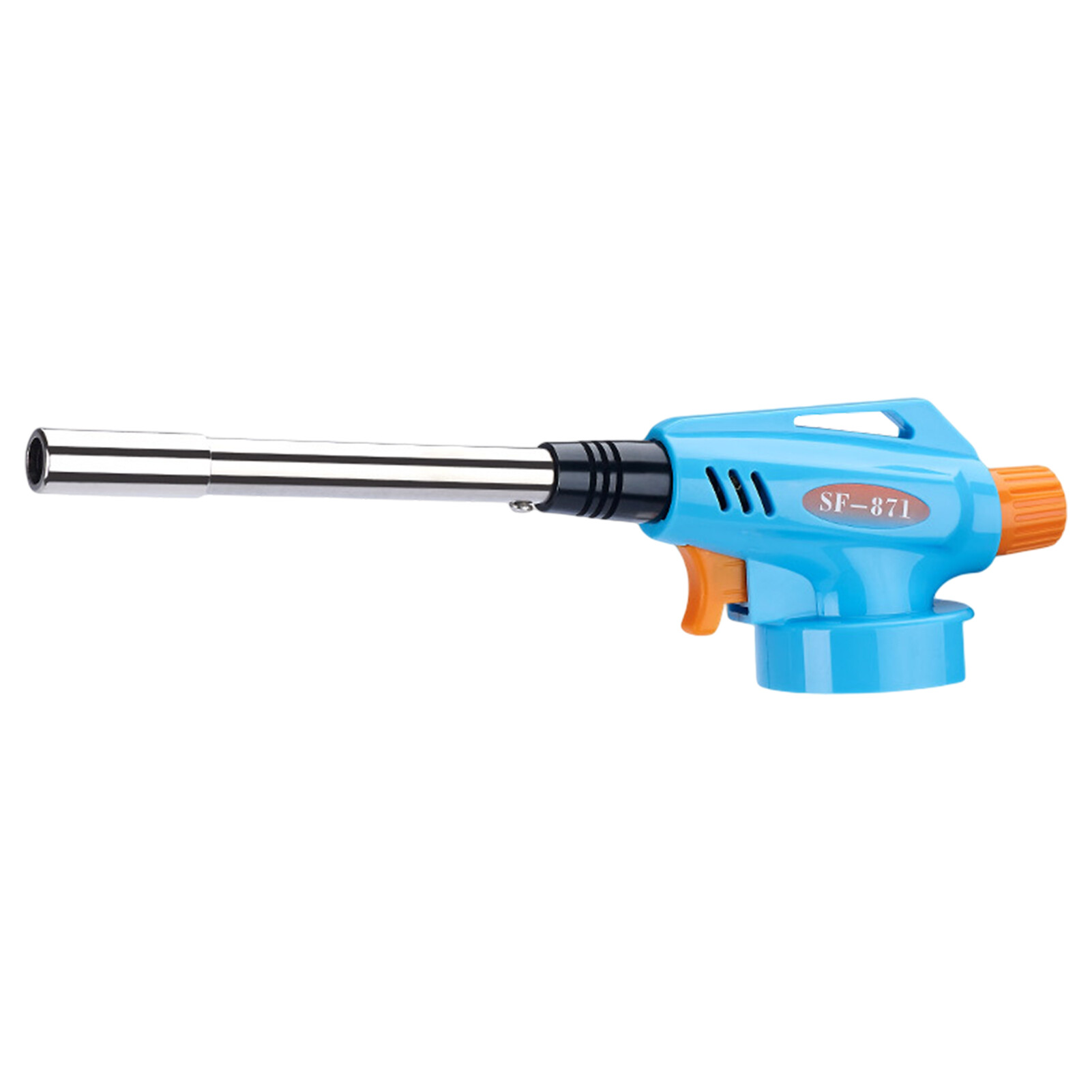 Farfi Gas Jet Torch Detachable Heat-resistant Windproof with Extended Tube Wide Application Food Baking Torch Welding Adjustable Flame Igniter Home Supplies BBQ Igniter Wide