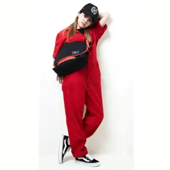 red painters jumpsuit