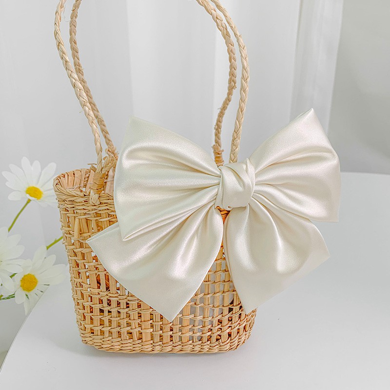 Korean Style High Quality Satin Bow Hair Clip