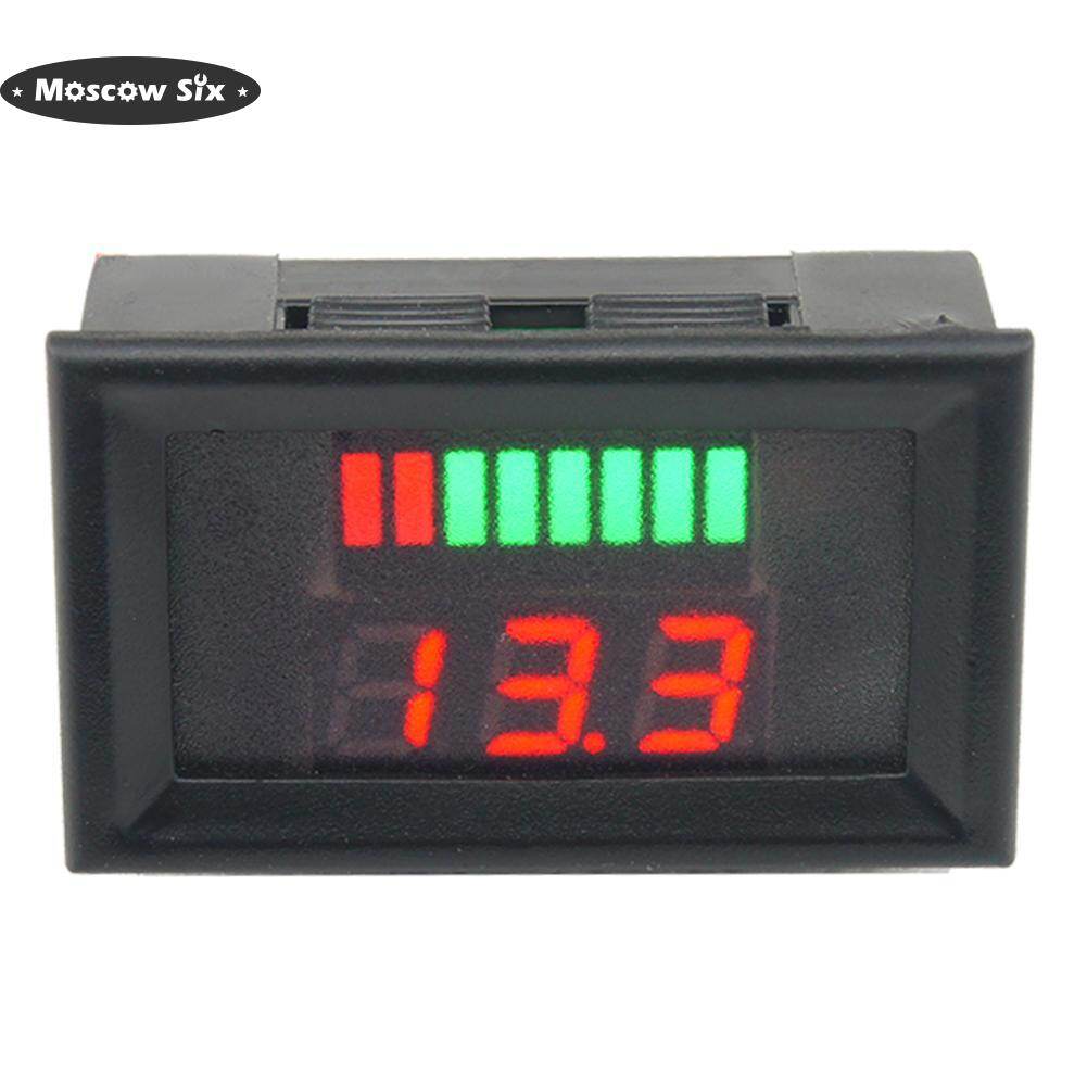 12-60V Lead Acid Batteries Capacity LED Indicator Digital Voltmeter Tester