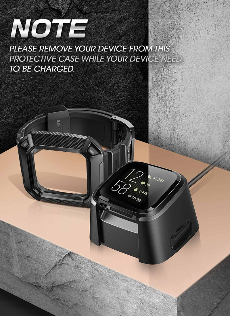 Dây Đeo Đồng Hồ SUPCASE UB Pro Cho Fitbit Versa 3/Sense 2020, Dây Đeo Cổ Tay Thay Thế Bảo Vệ