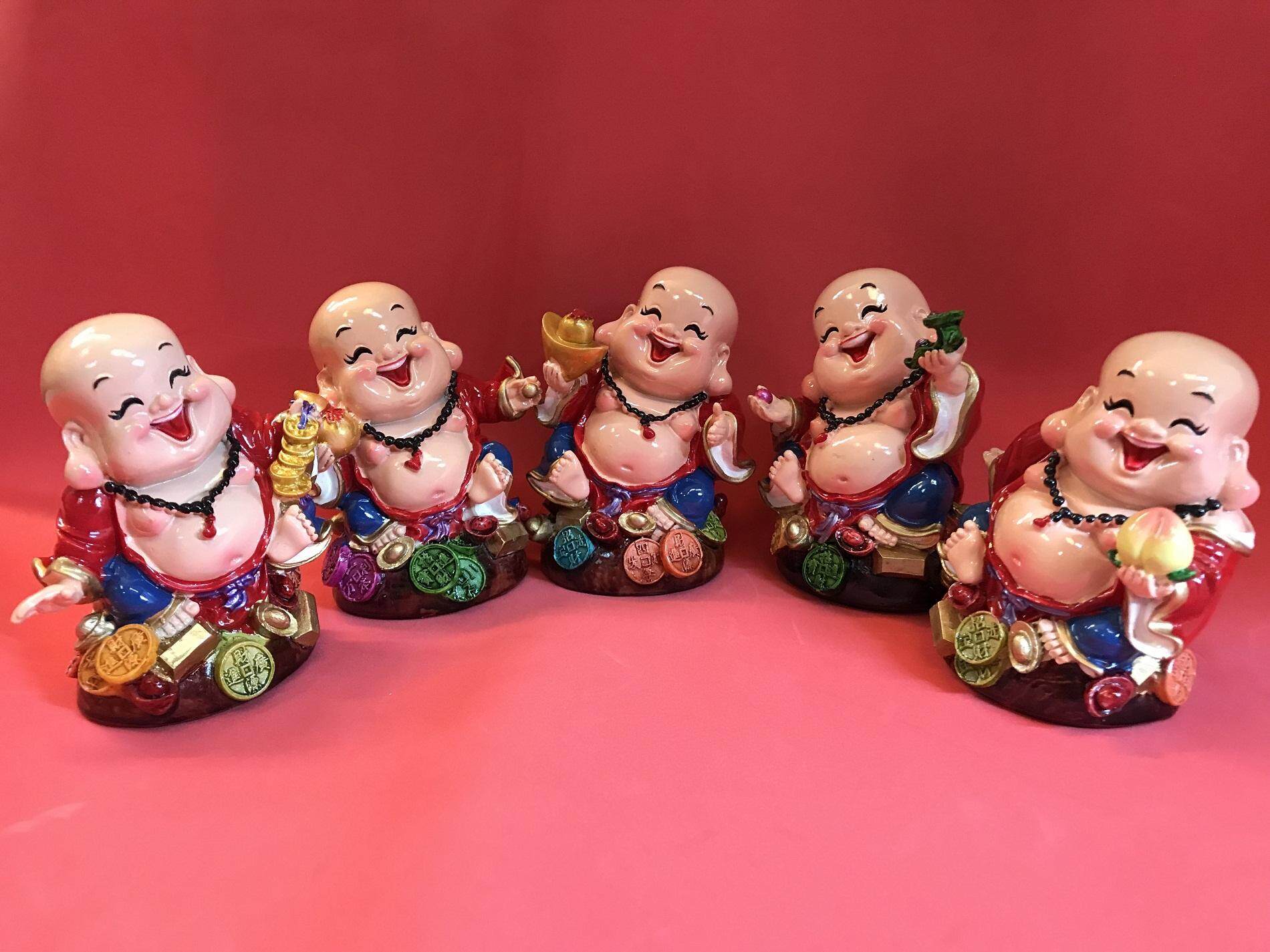 Baby Laughing Buddha (小笑佛) Figurine Set | Lazada