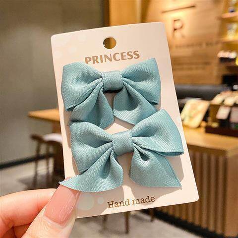 Haimeikang Hairpin Children's Little Girl Headdress Bow Hair Clip New Girls Hair Clip Princess Cute Children's Hairpin