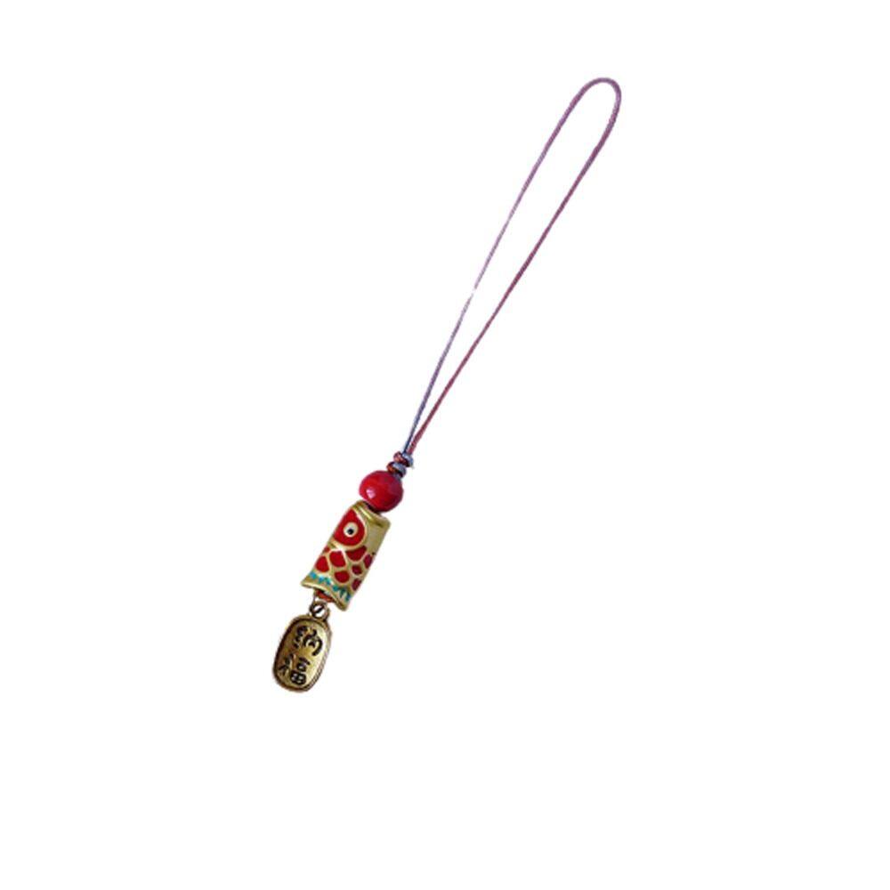 SANGYI Cute Pendant Accessories Bag Pendant Cellphone Strap Bag Key Chain Hanging Ornaments Headset Cover Hang Gift for Women Lucky Red Koi Key Chain Red Koi Phone Strap Mobile Phone Pendant Phone Lanyard