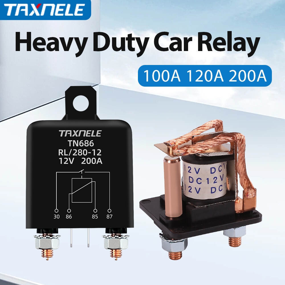 High Current Relay Start relay 100A 200A 12V 24V Power Automotive Heavy Current Starting relay Car relay