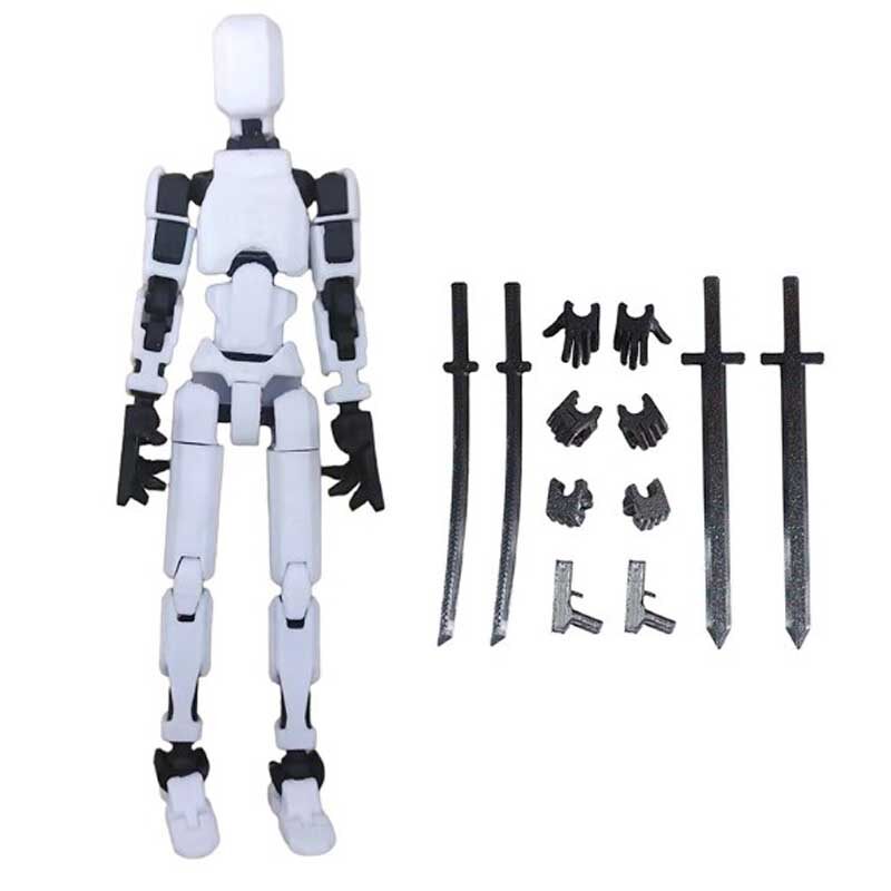T13 Action Figure, Titan 13 Action Figure, Robot Action Figure,3D Printed Action