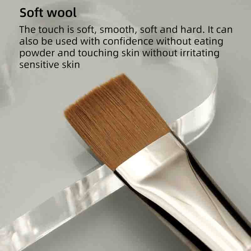 SAWU Foundation Brush, Flat Head, Easy To Apply, Soft Bristles