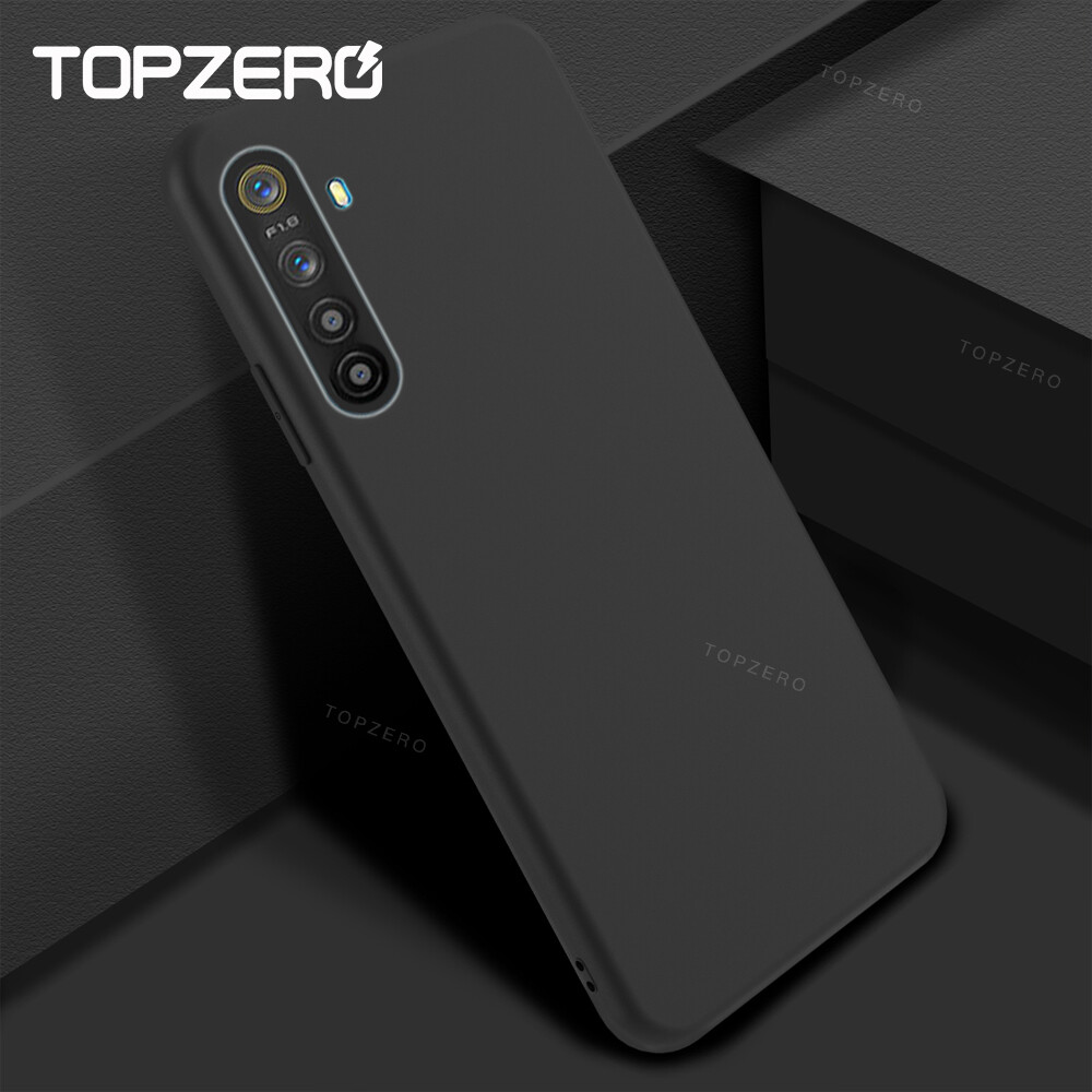 TOPZERO For OPPO Realme 6 Phone Case Luxury Soft Liquid Silicone Case Slim Rubber Back Cover Cases For OPPO Realme 6