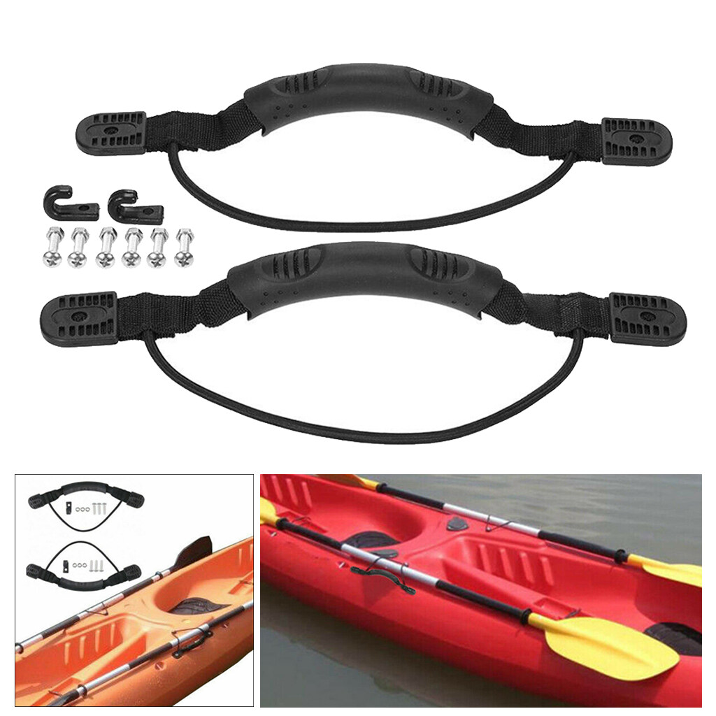 LazaraSale 2Set Kayak Carry Handles Kayak Canoe Boat Side Mount Carry Handles Heavy Duty Kayak