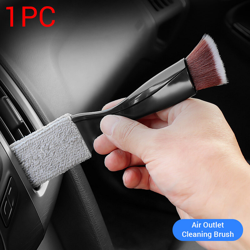 Car Multi-purpose Dust Brush Cleaning Tool Interior Accessories For Air-Conditioner Outlet