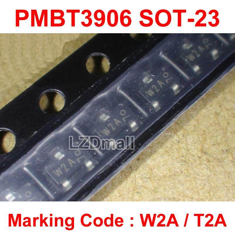 20pcs pmbt3906 sot-23 mmbt3906 sot23 smd transistor marking code w2a t2a