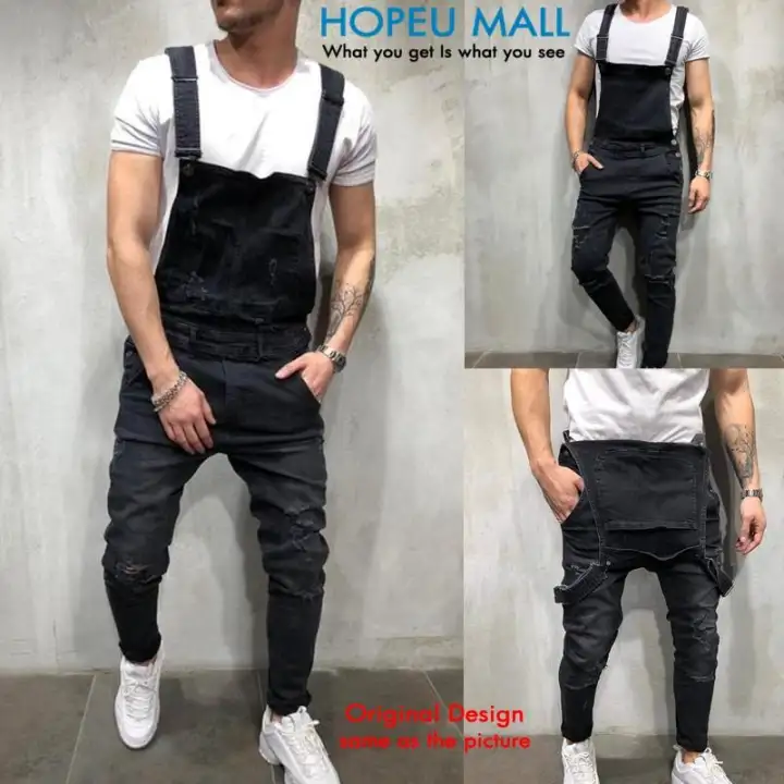 denim jumpsuit skinny