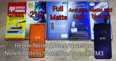 [BEST PRICE] TEMPERED GLASS POCO M3 X3 REDMI NOTE 7 8 8PRO 9 9S 9PRO NOTE 10 NOTE 10 PRO CLEAR/21D FULL/FULL MATTE/ANTIBLUE LIGHT/MATTE ANTIBLUE LIGHT