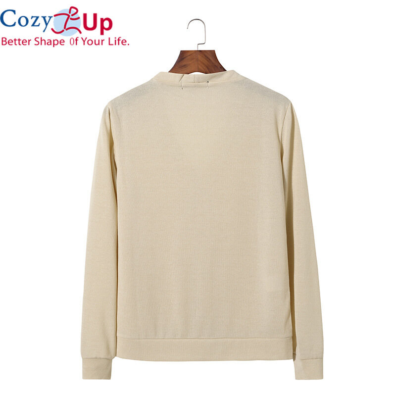 Áo Cardigan Cozy Up Dáng Ôm Cho Nam, Áo Len Dệt Kim Cài Khuy Dài Tay Cổ Chữ V Thiết Kế Cơ Bản Dáng Ôm Thường Ngày Màu Trơn