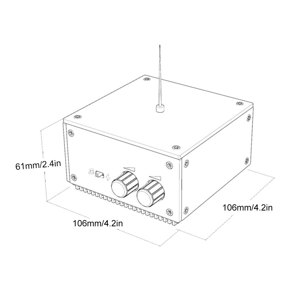 Aideepen Mô-đun CuộN Tesla Nhạc BT Máy Phát Điện Áp Tần Số Cao Kiểm Tra Xung Thí Nghiệm Khoa Học Bộ Dụng Cụ Tự Làm Điện Tử