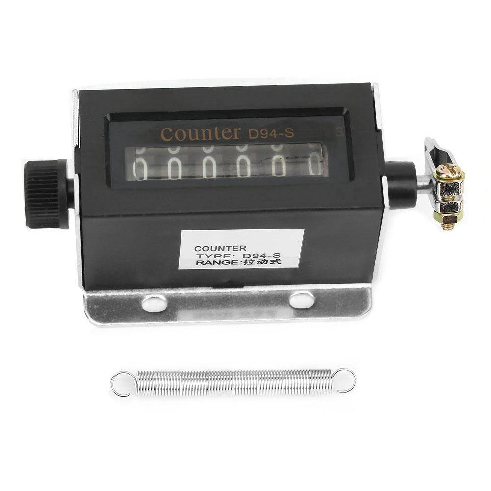 D94-S 6 Digit Resettable Mechanical Pulling Counter 0-999999