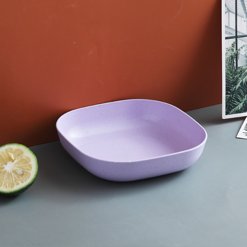 [88 Hometore】đĩa Ăn Gia Đình Bộ Đồ Ăn Bắc Âu Đĩa Để Đồ Ăn Vặt Đồ Ăn Nhẹ Khay Nhựa Bàn Ăn Bộ Thìa Dĩa