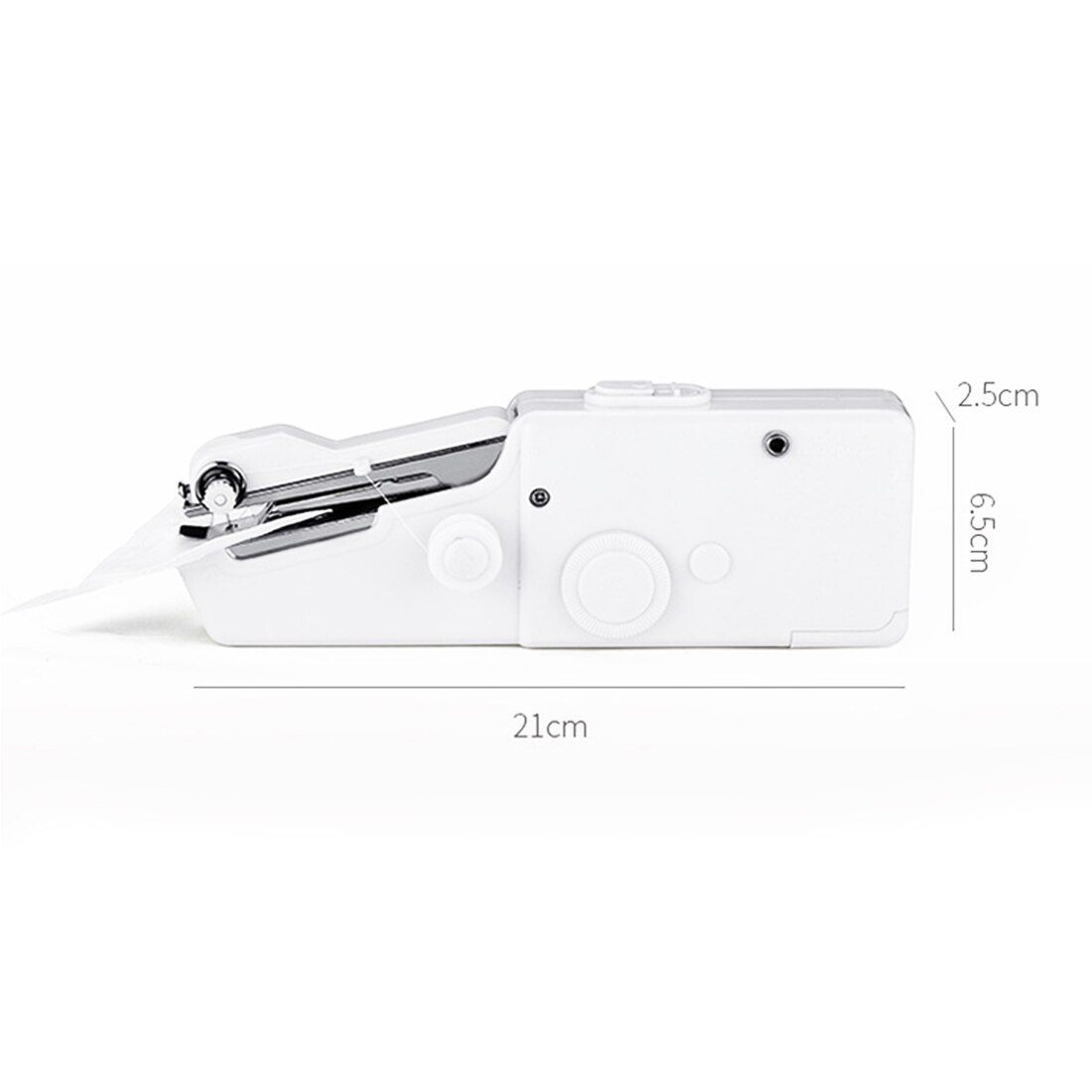 1pc Mini Portable Handheld Sewing Machines Stitch Sew Needlework Cordless Clothes Fabrics Electric Sewing Machine Stitch Set