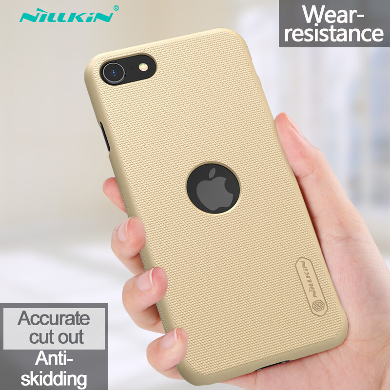 Original Nillkin For Apple Iphone Se Casing Super Frosted Matte Hard Case Salient Point Design Back Cover With Logo Cutout Lazada Ph