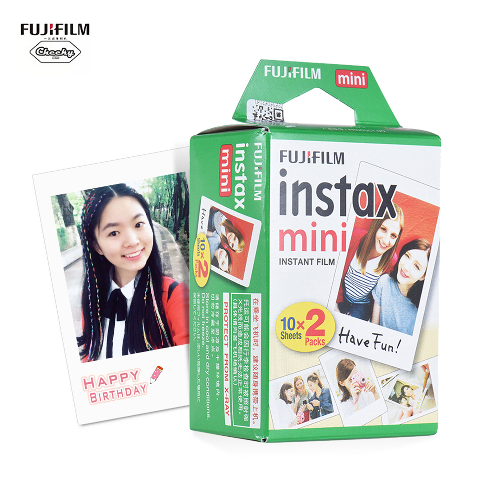 Fujifilm Instax Mini 20 Tờ Giấy Ảnh Phim Trắng In Nhanh Album Cho Fujifilm
